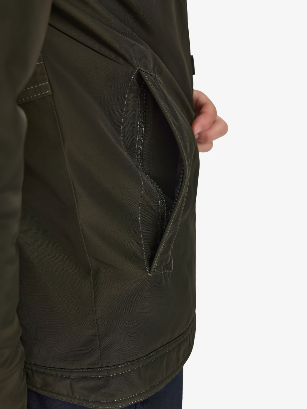Green Padded Field Jacket - Buy online | John Henric