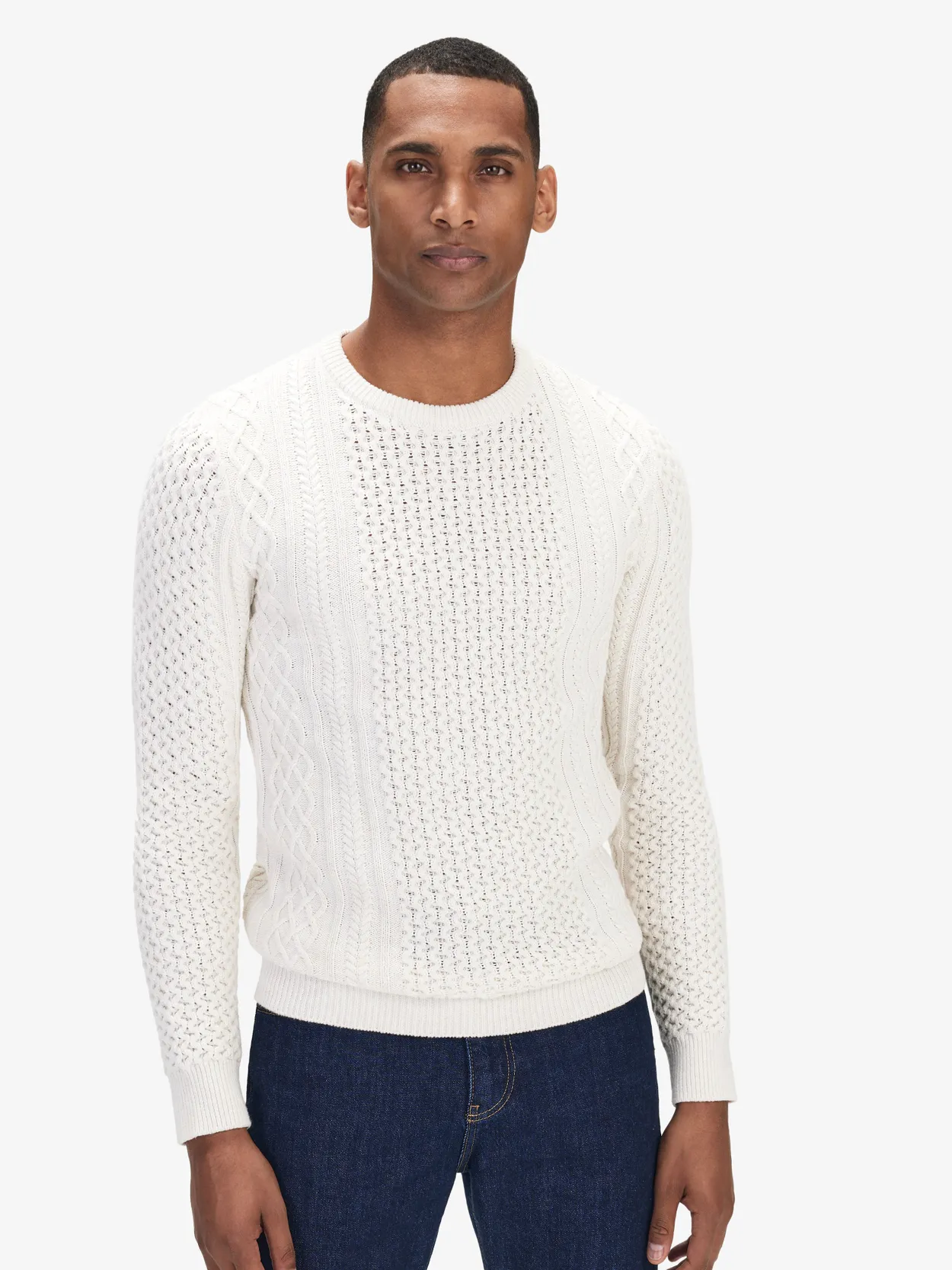 Cable wool outlet sweater