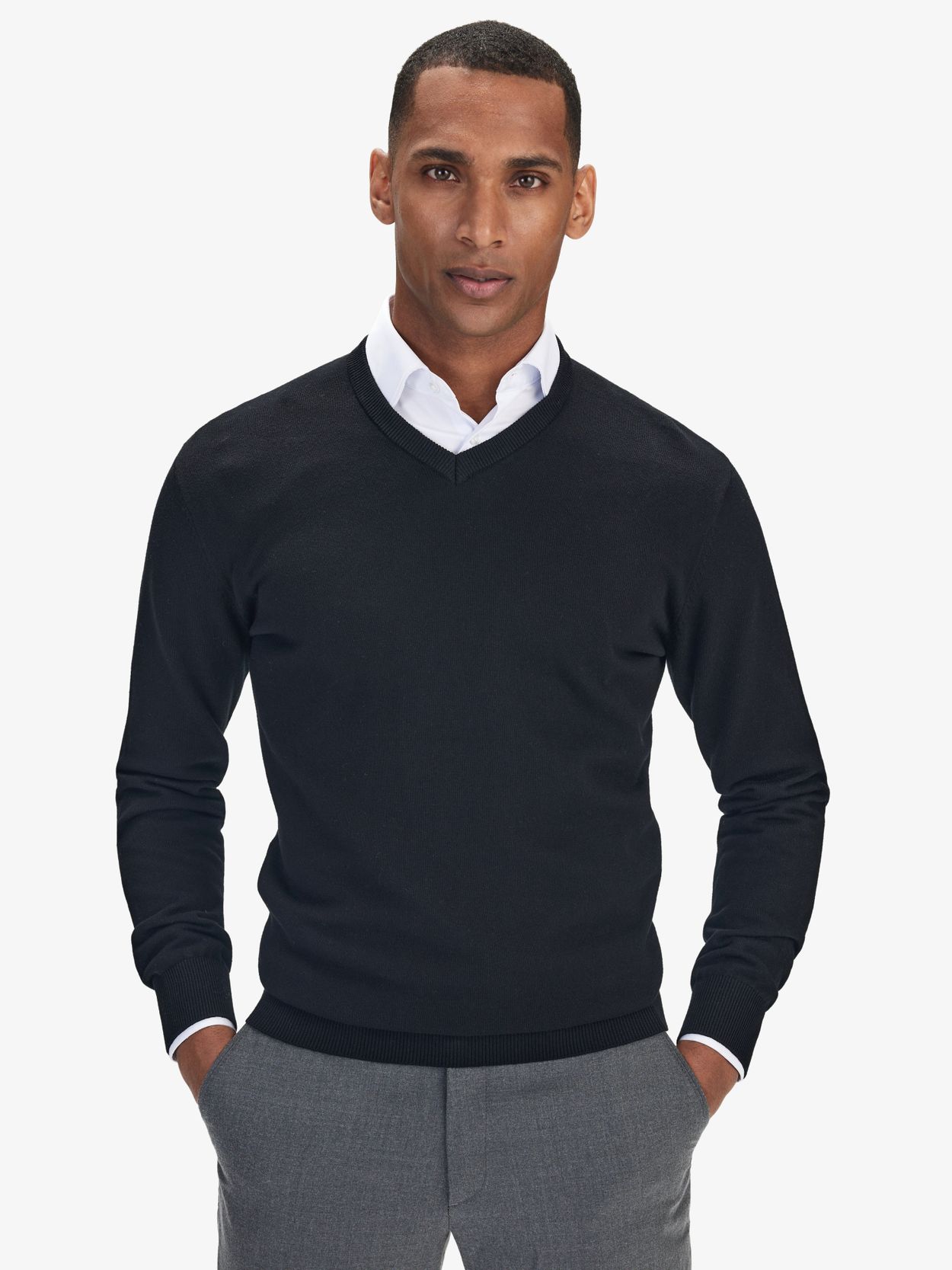 Black Cotton Sweater