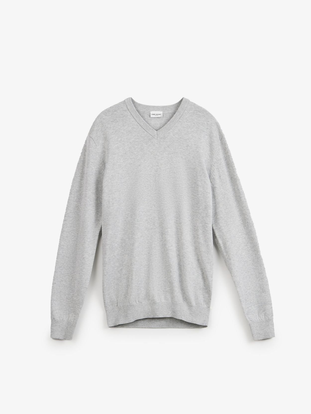 Grey cotton sweater sale