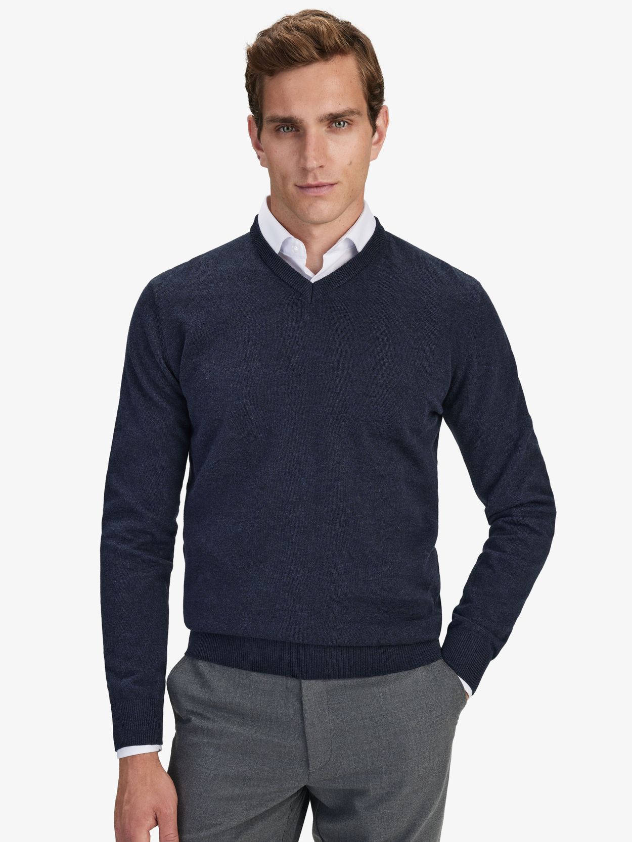 Blue Cotton Sweater