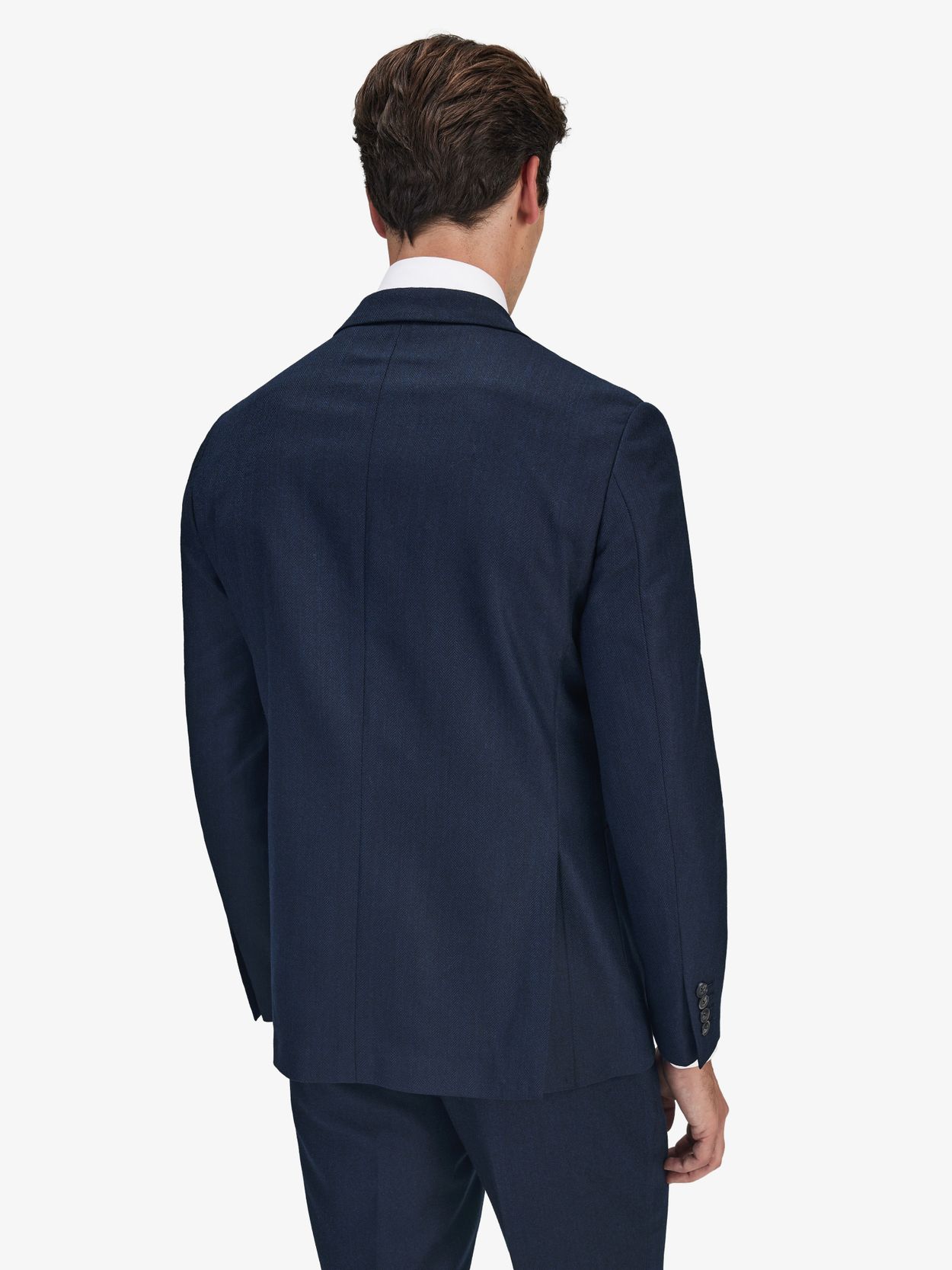 Dark Blue Wool Jacket - Buy online | John Henric