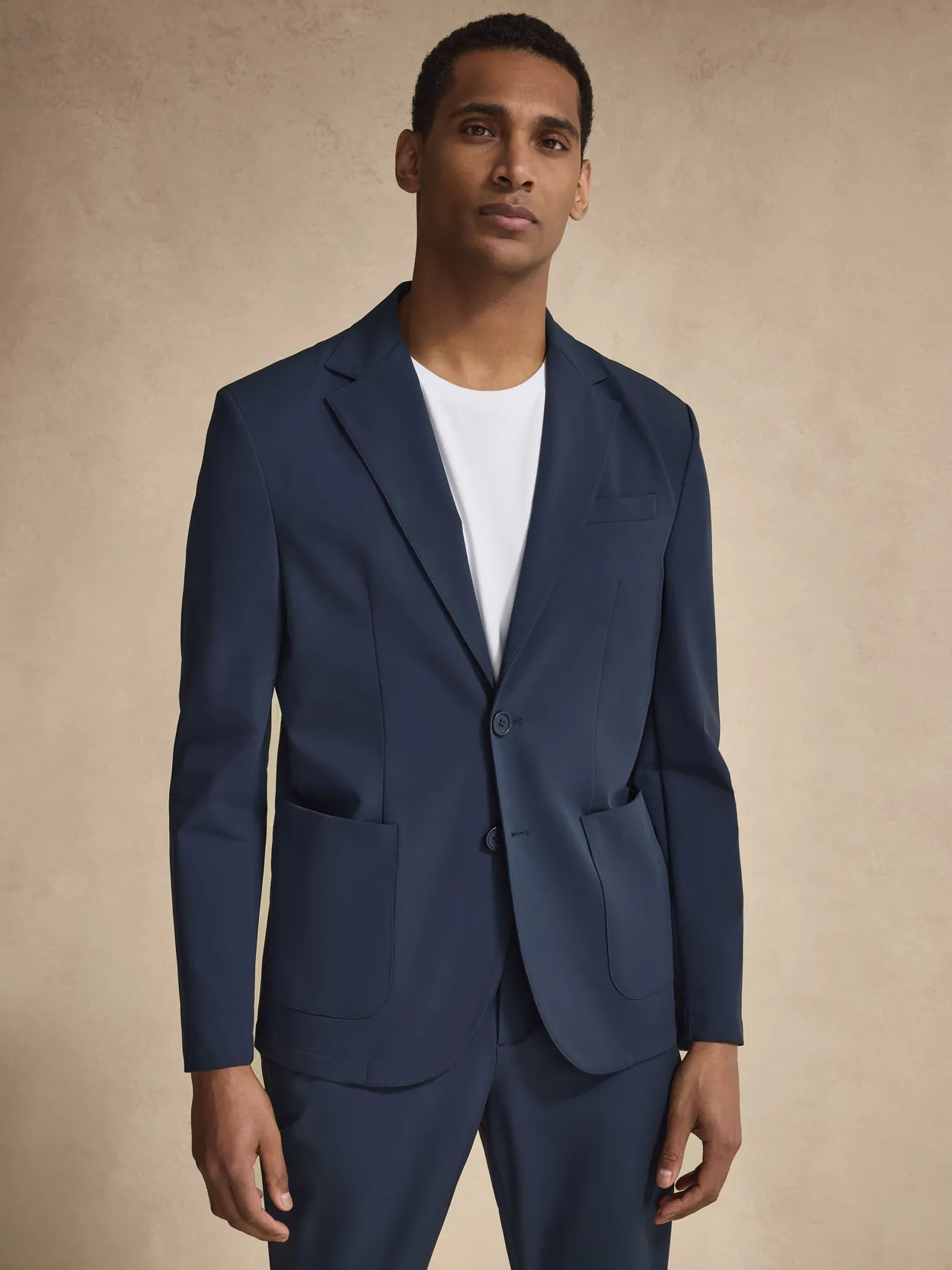 Donkerblauwe Travel Blazer