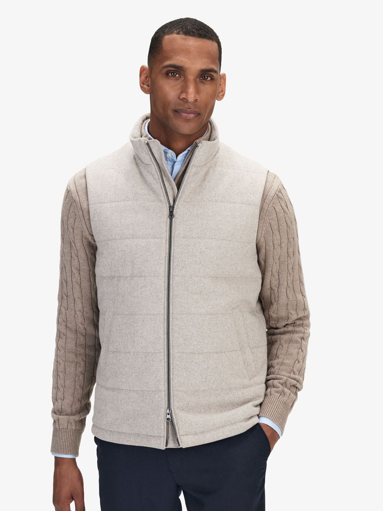 Flannel hotsell puffer vest