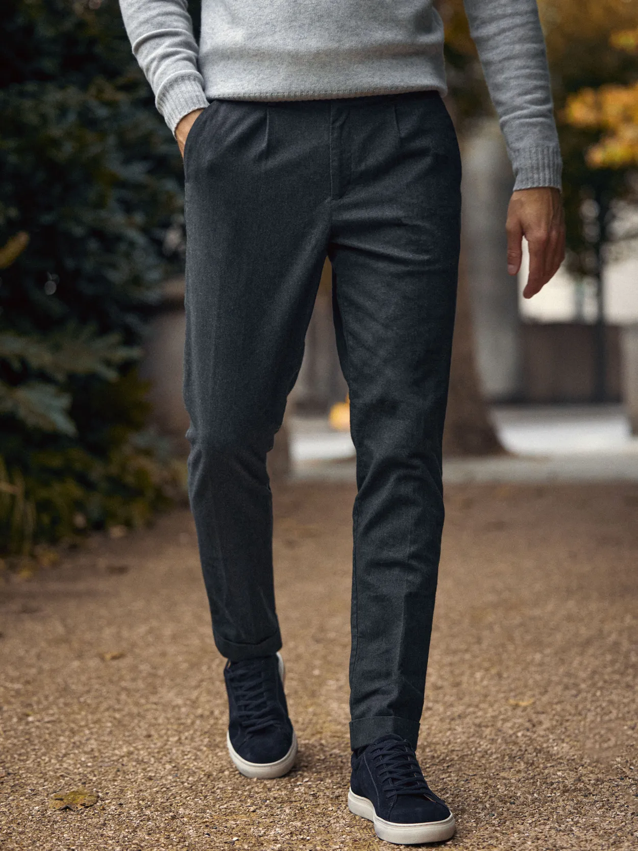 Grey Trousers Duca