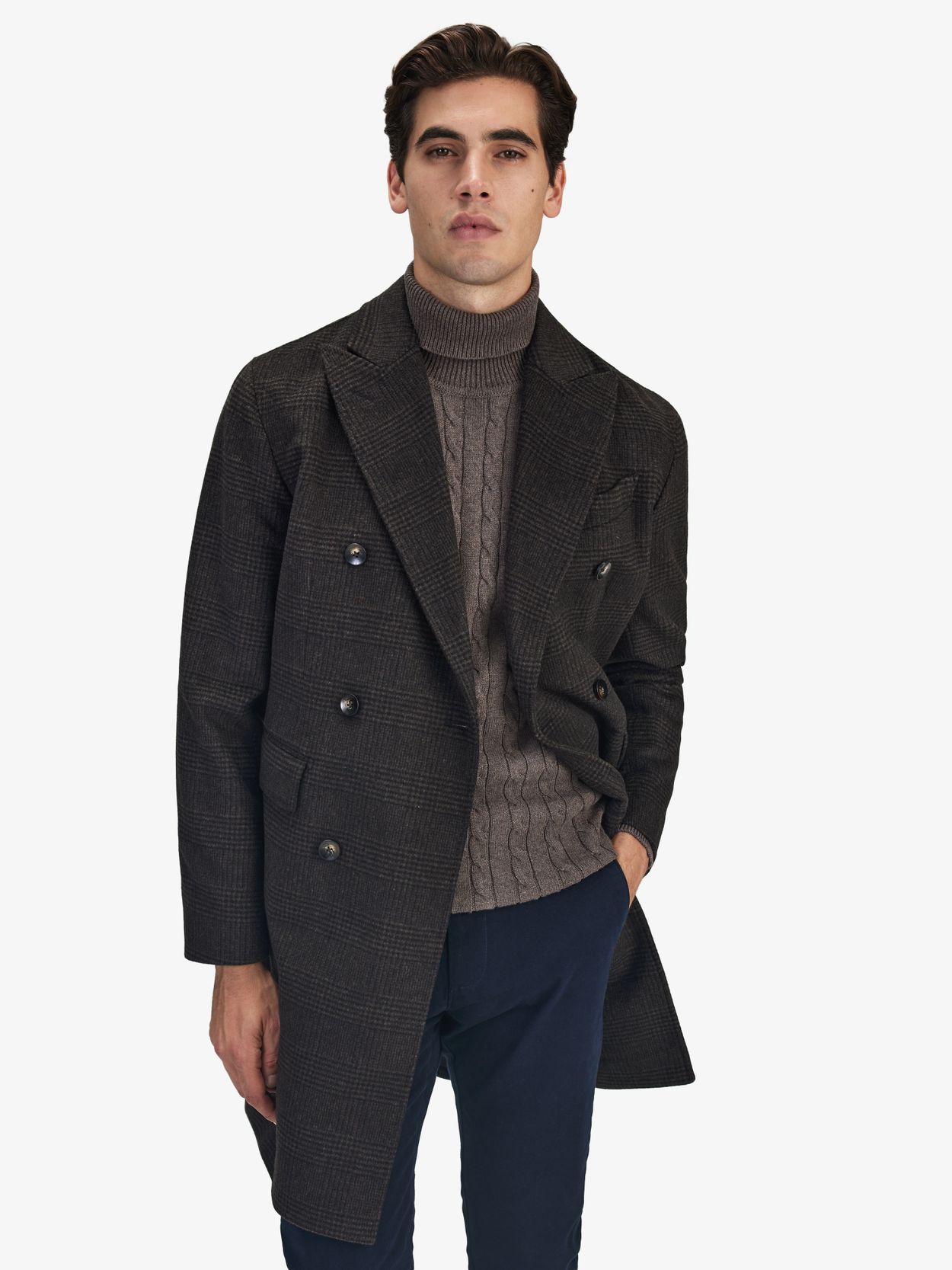 Men's Wool & Cashmere Coat