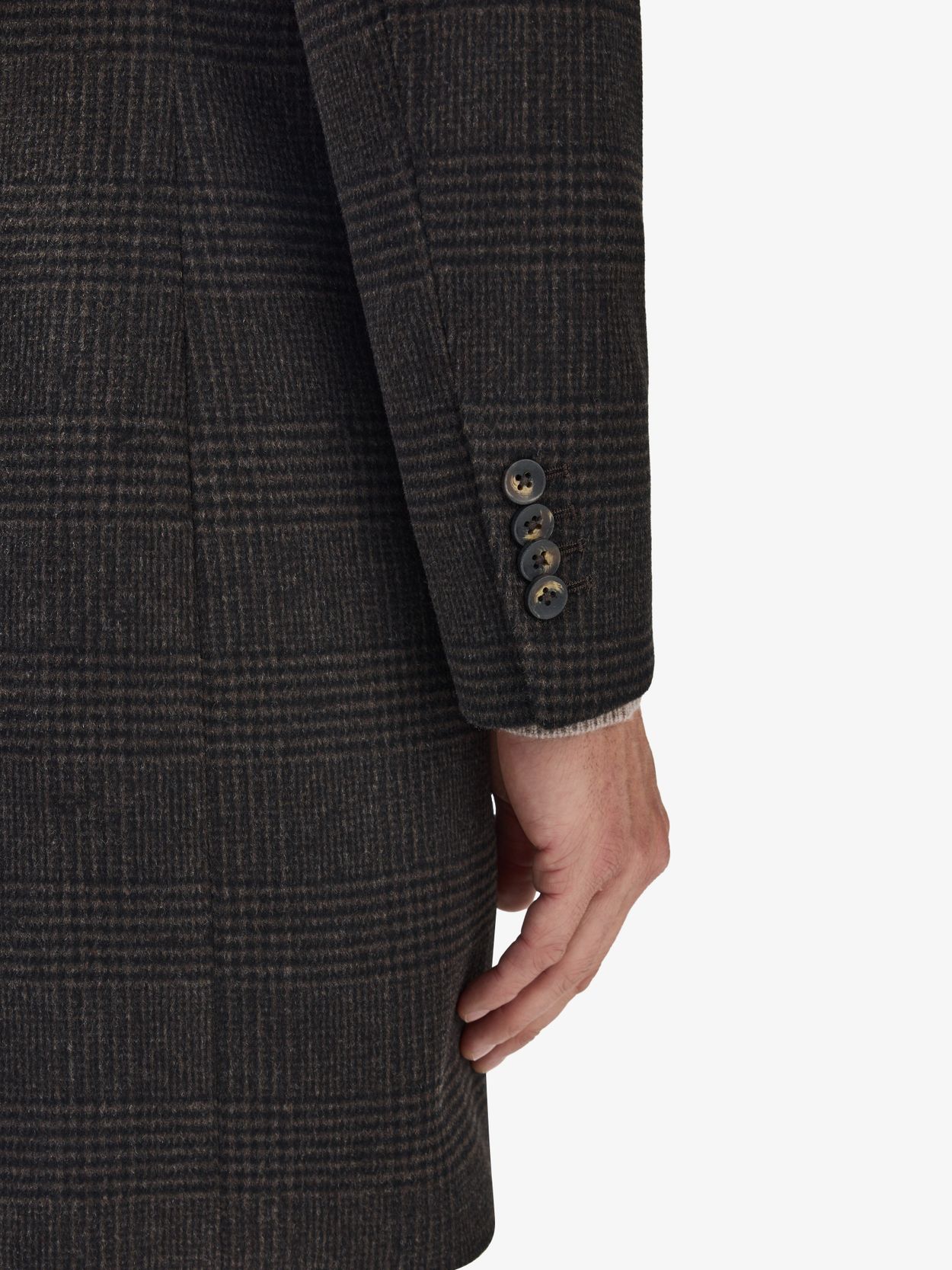 Brown Coat Wool & Cashmere - Buy online | John Henric Brown Coat Wool & Cashmere - Buy online | John Henric