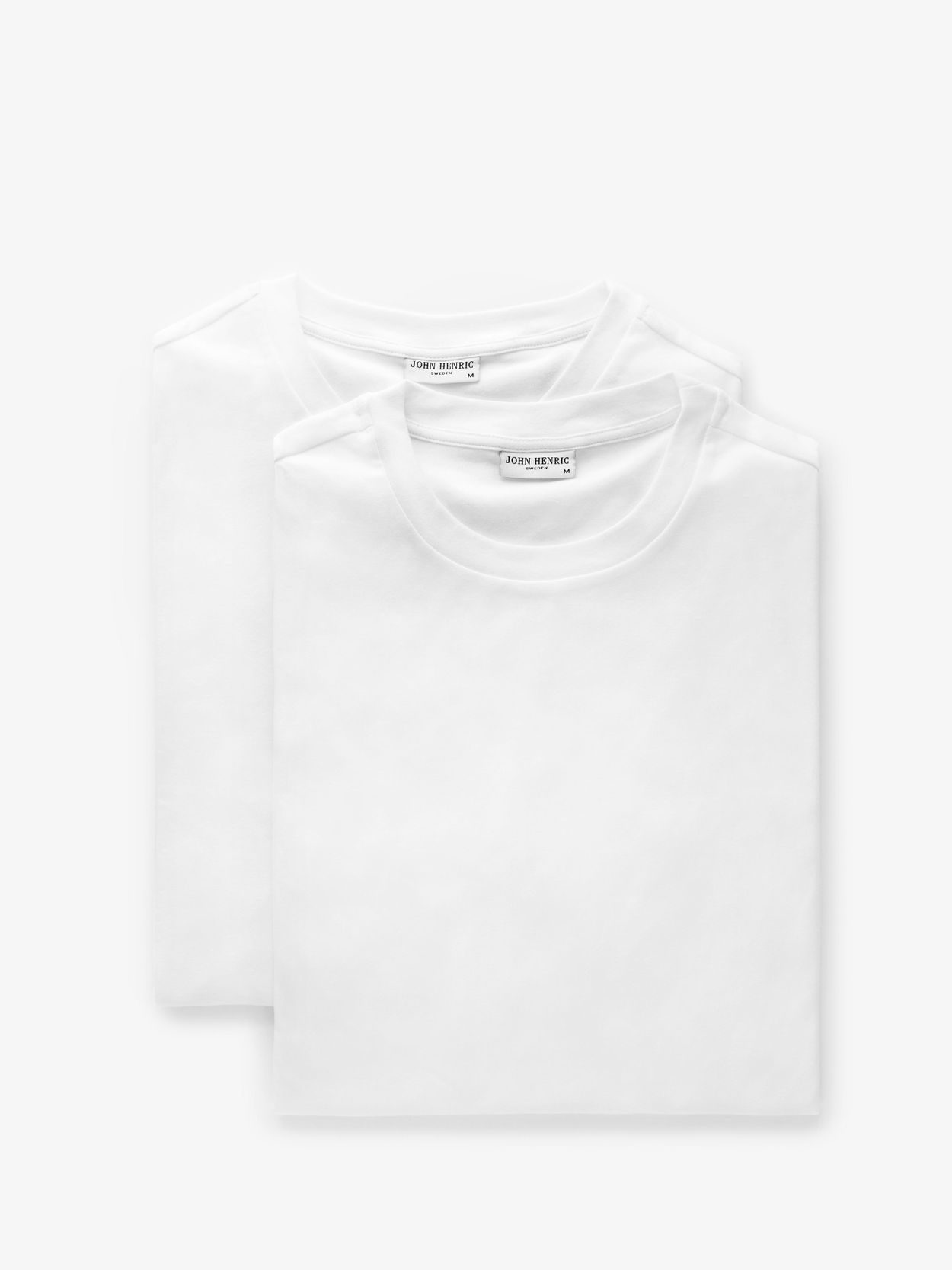2-Pak Hvid T-shirts
