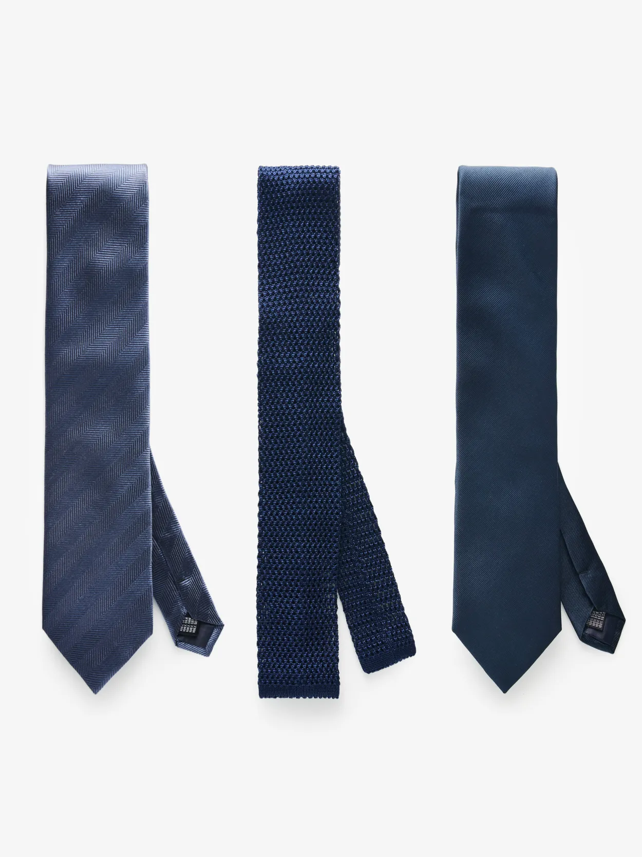 3-Pack Blue Ties