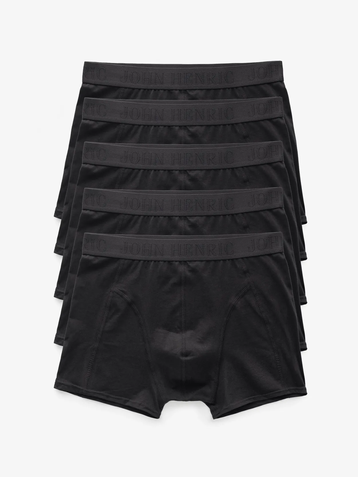 5-Pak Sorte Boxershorts