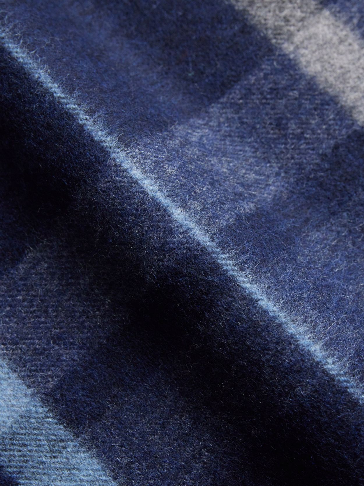 【MFPEN herreekvipering】WOOL SCARF / BLUE mfpen Wool Scarf - Blue Check | Garmentory