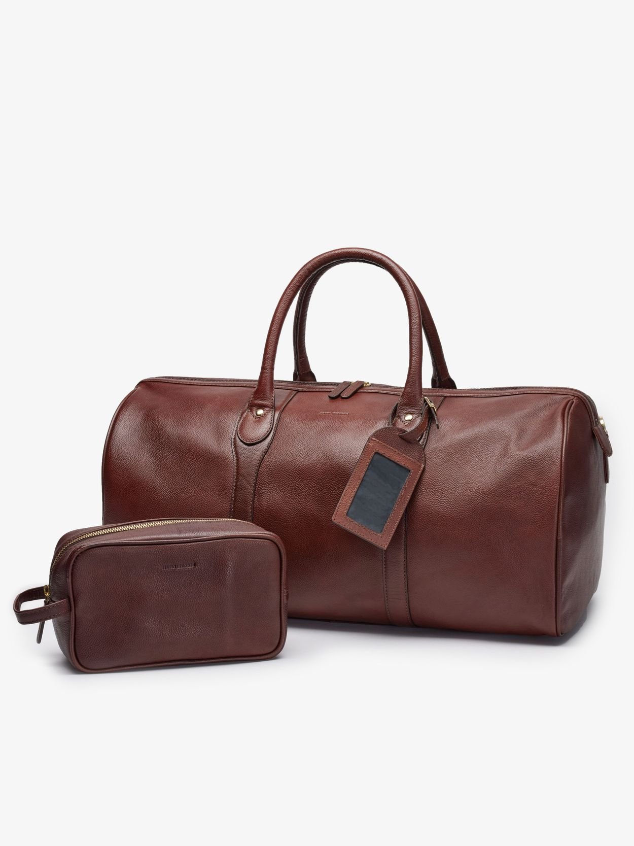 Chestnut Weekend bag & Toiletry Bag