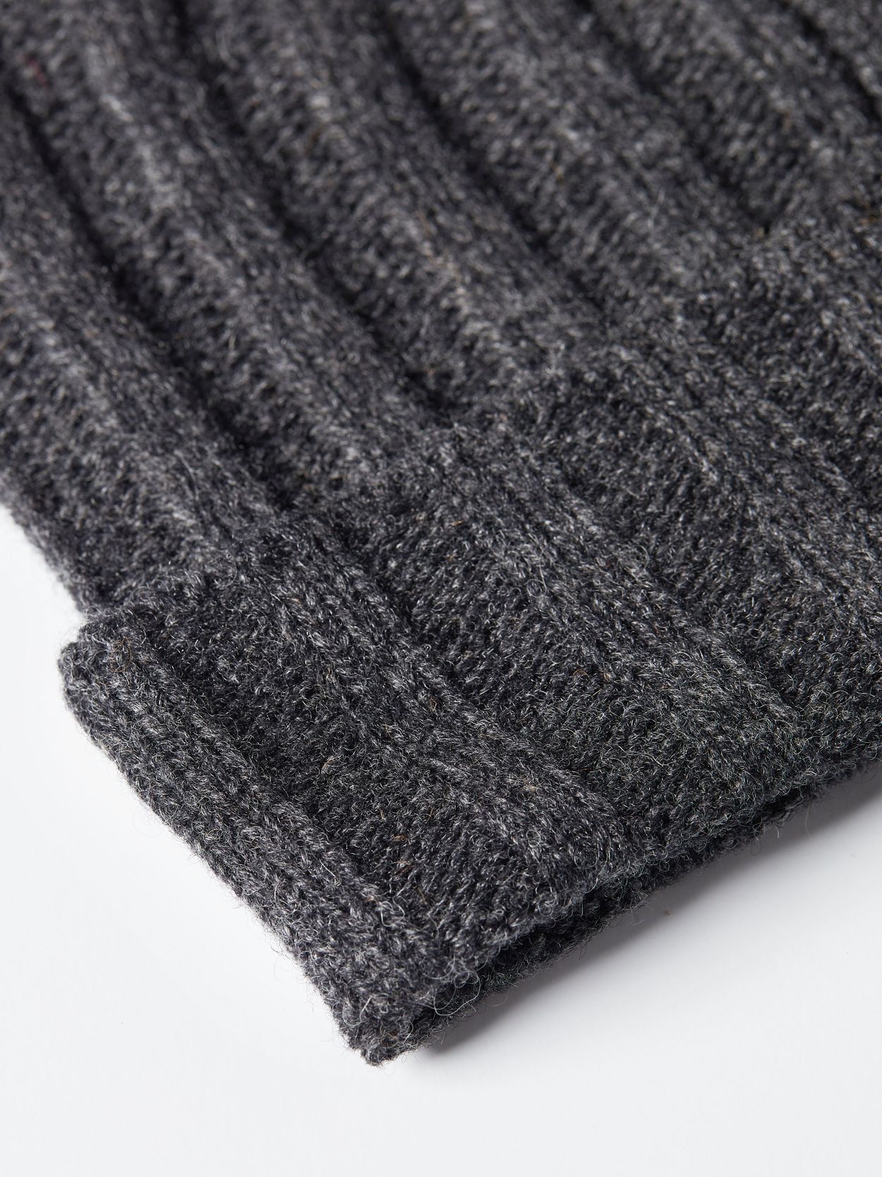 Image number 4 for product Grey Wool Beanie & Scarf