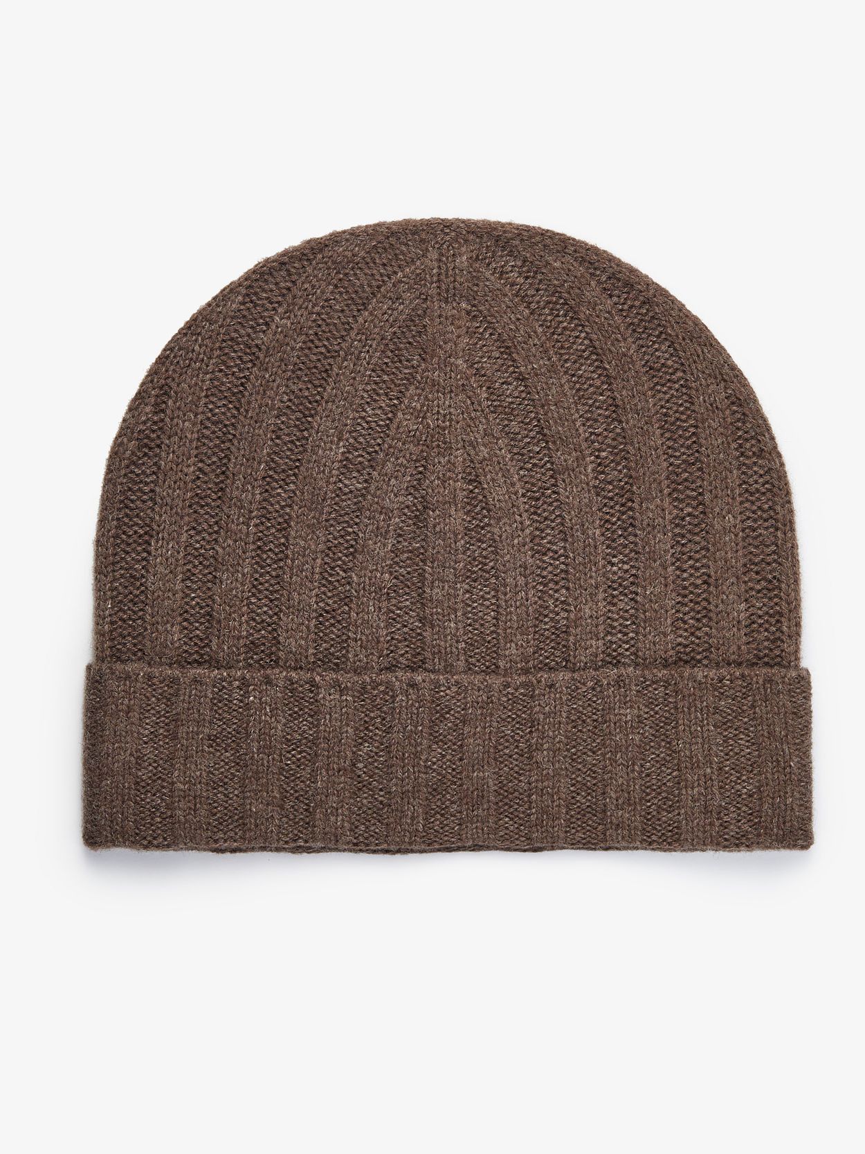 Image number 3 for product Brown Wool Beanie & Scarf