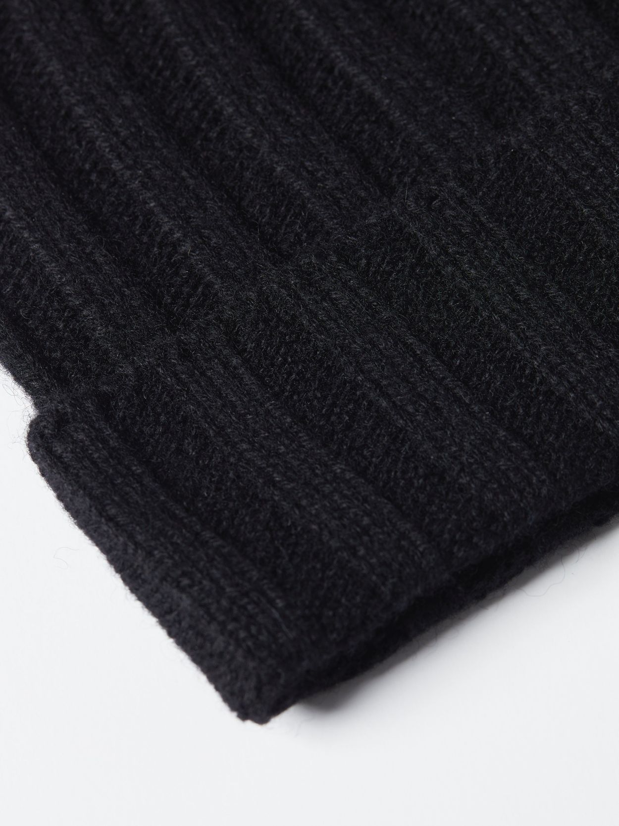 Image number 4 for product Black Wool Beanie, Scarf & Gloves