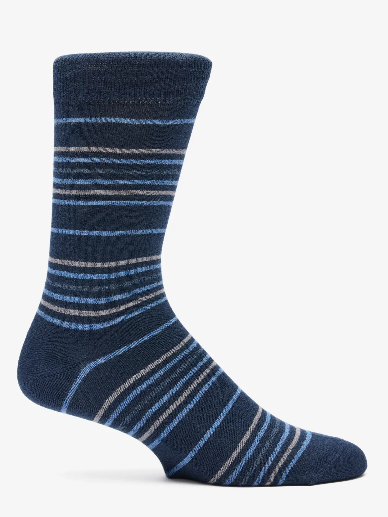 Marineblaue Gestreifte Socken