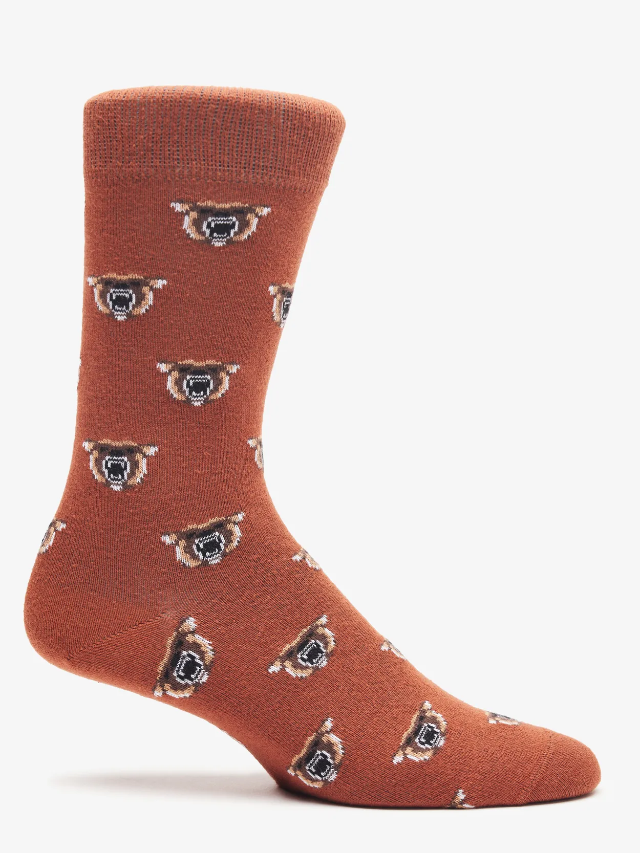 Orange Socks Motif Bear