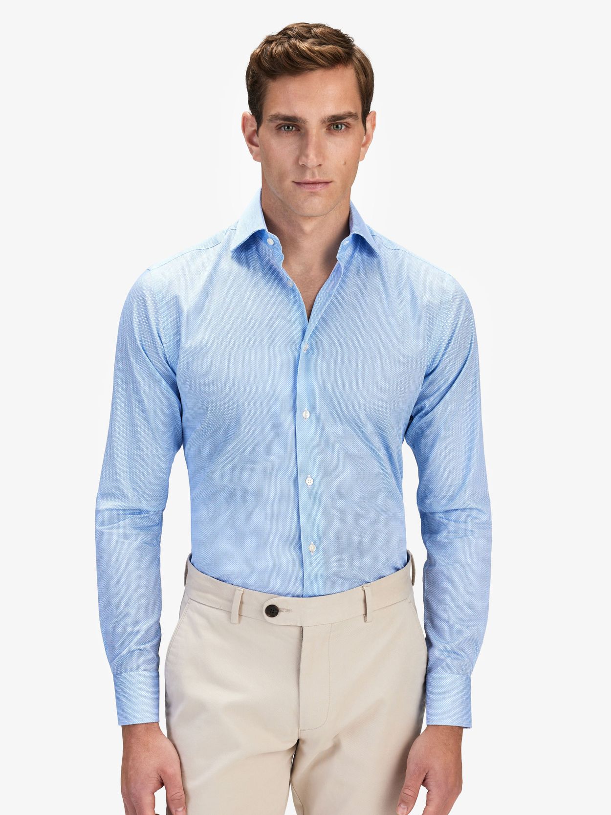 Chemise Imprimée Bleue