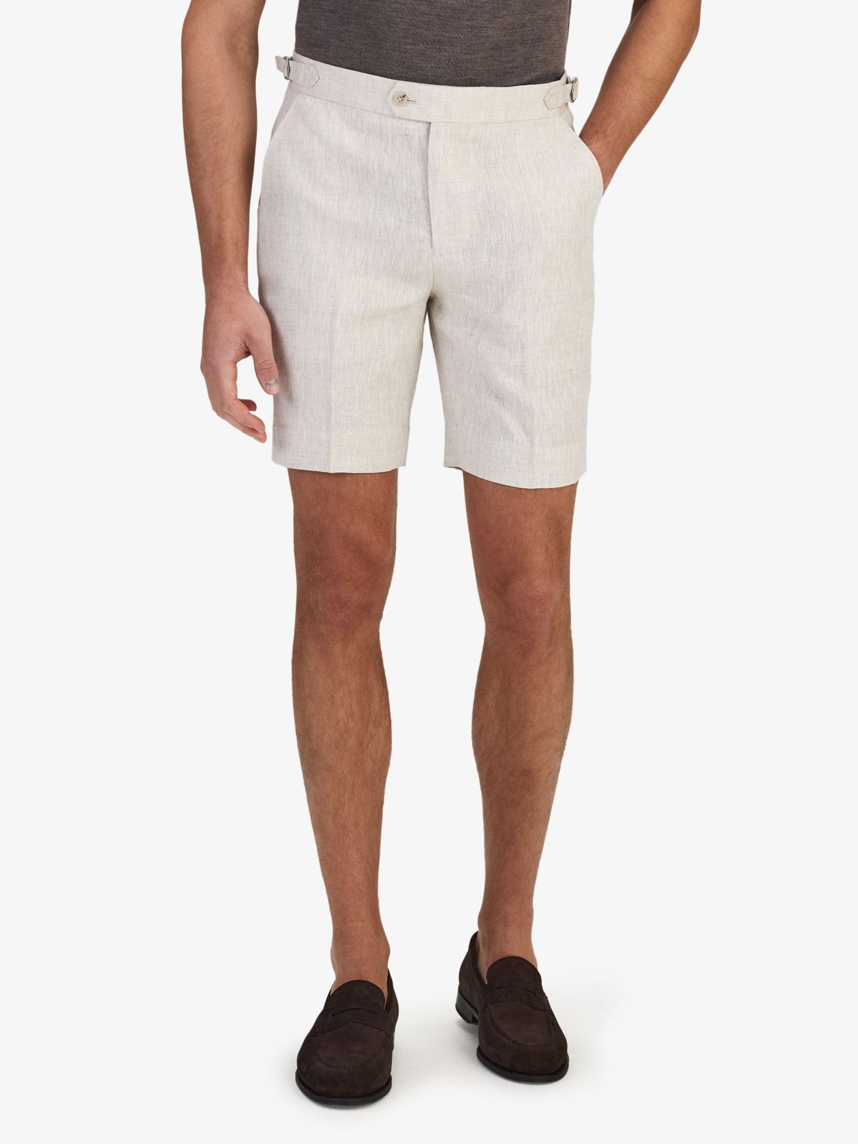 Sand Linen Shorts