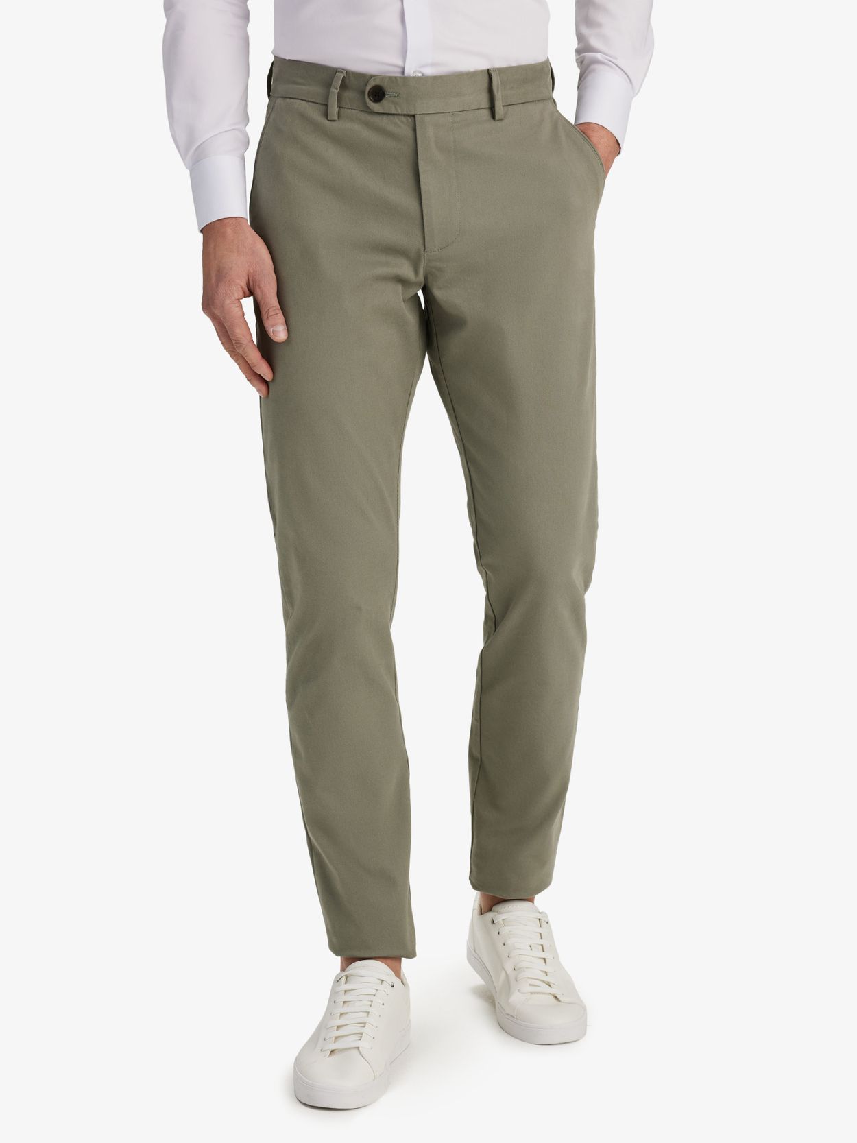 Olive green hot sale chinos