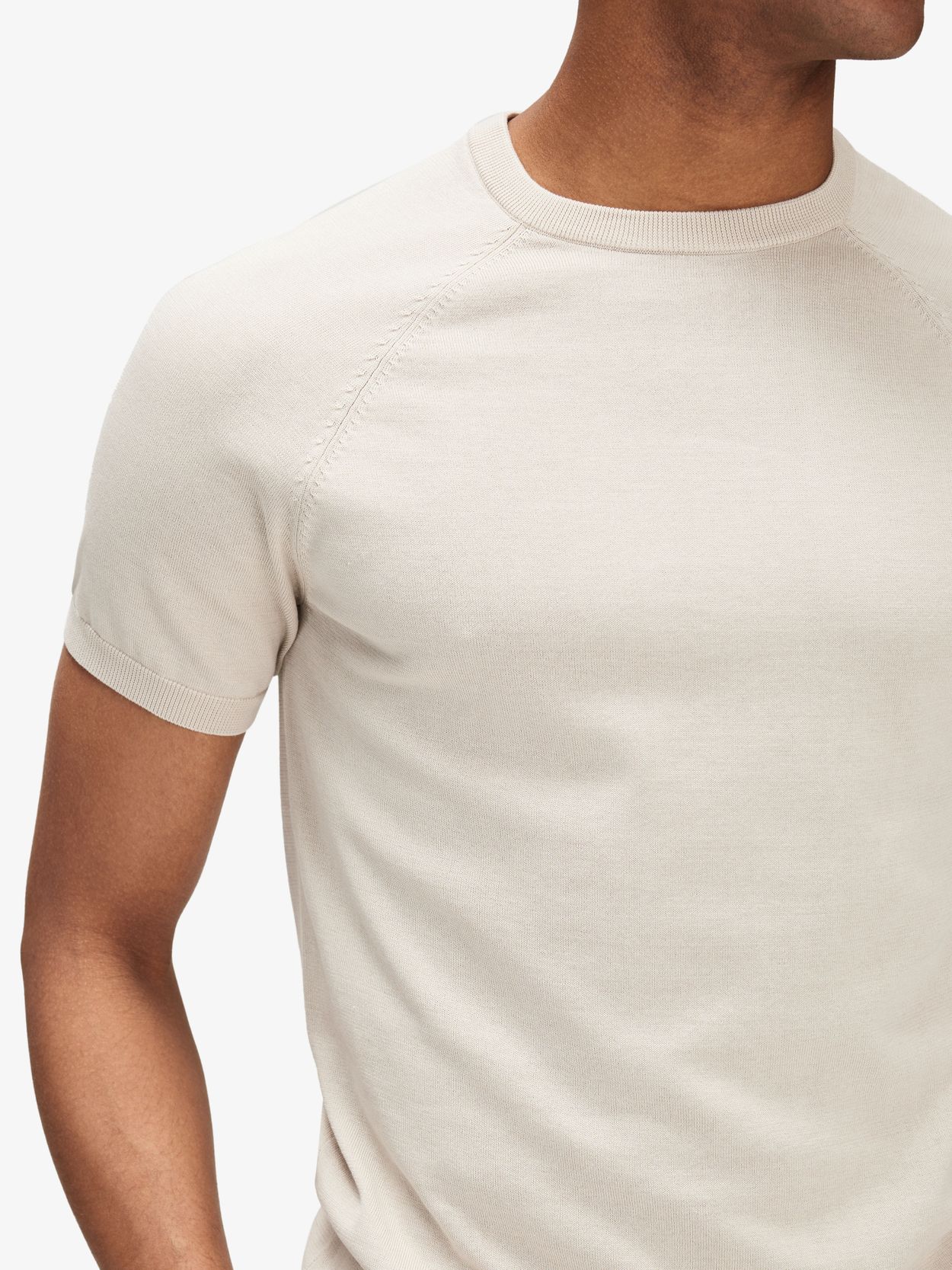 【送料&関税込】Maison KitsunAC T-shirt In Beige Cotton Cotton Silk T-shirt Sweater - Buy online | John Henric