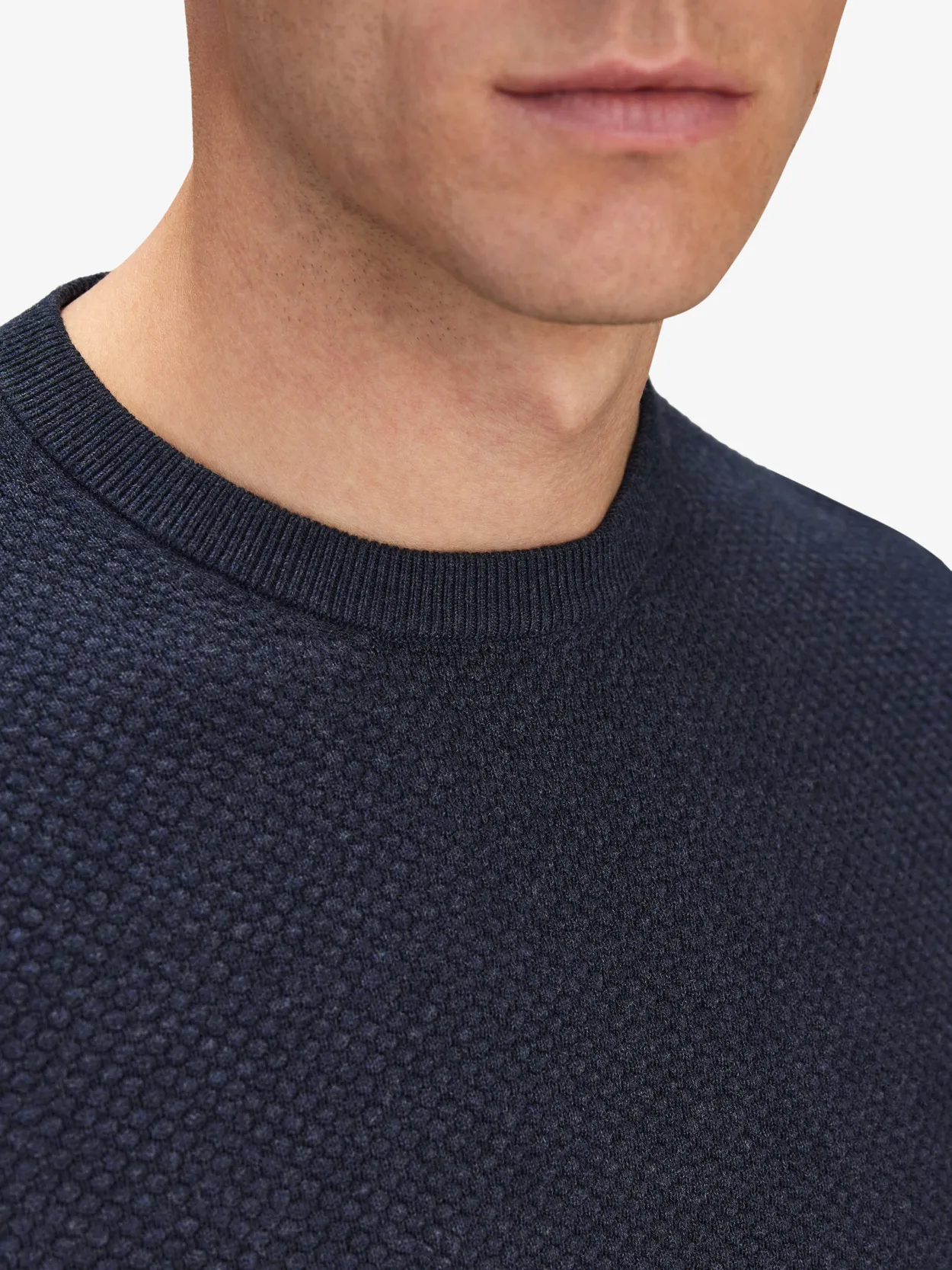 Cotton Knit Sweater Navy - Unisex – Province of Canada