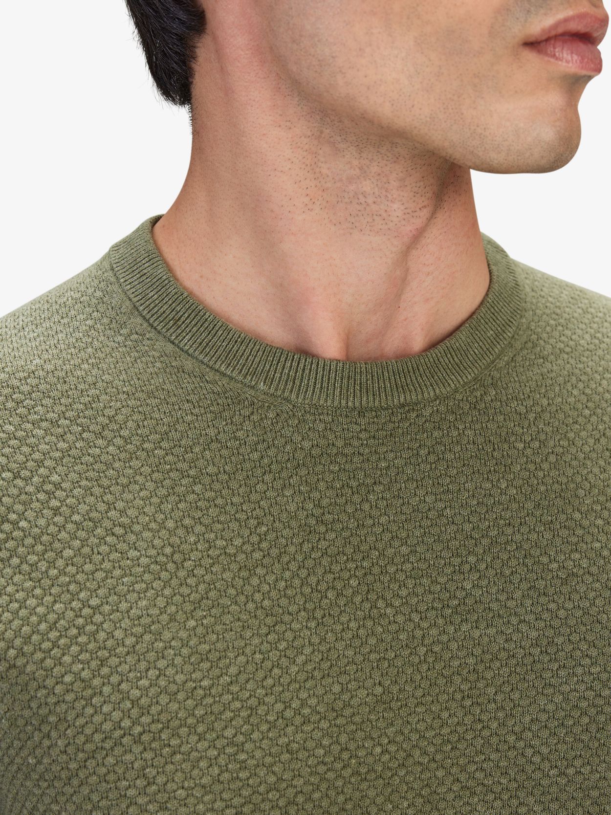 New popular season luxury green cotton knitwear hıgh quality