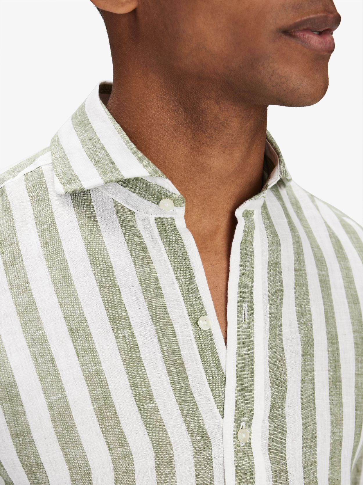 Block Striped Linen Shirt - Buy online