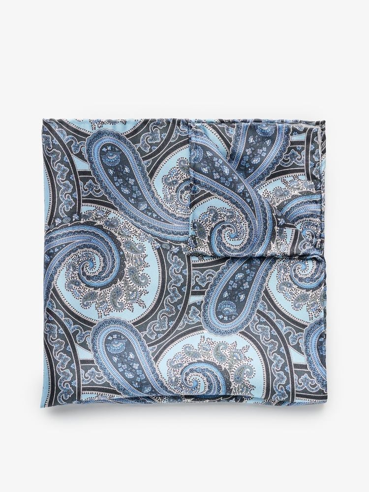 TigerTie Foulard design en soie à pois – Les bords sont