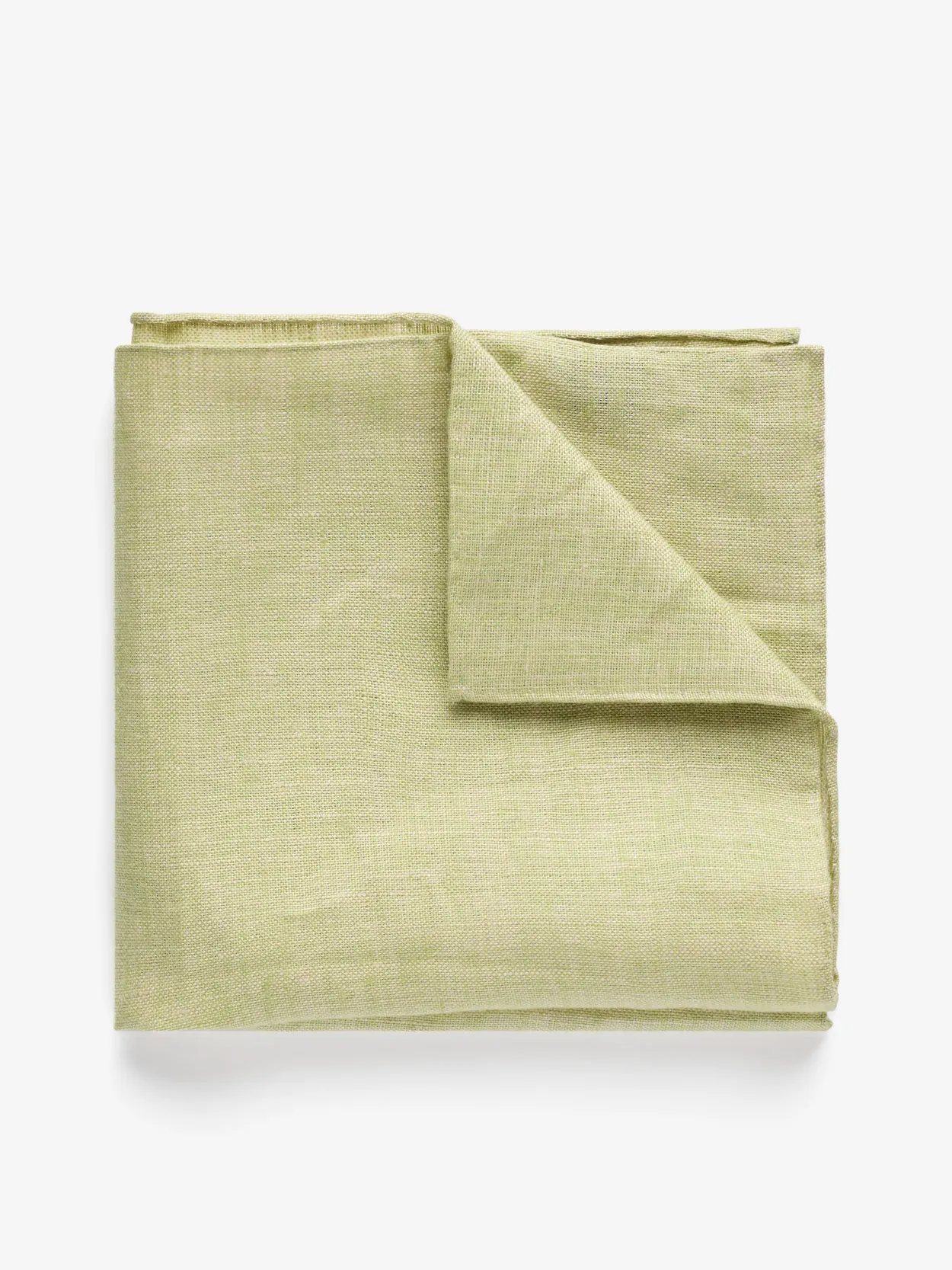 Pochette de Costume Vert Clair Lin