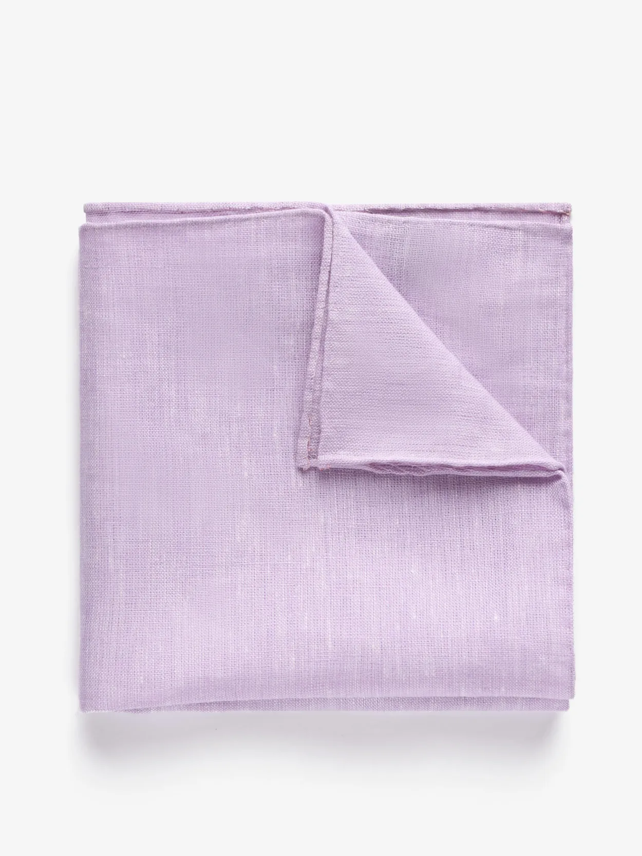 Light Purple Pocket Square Linen