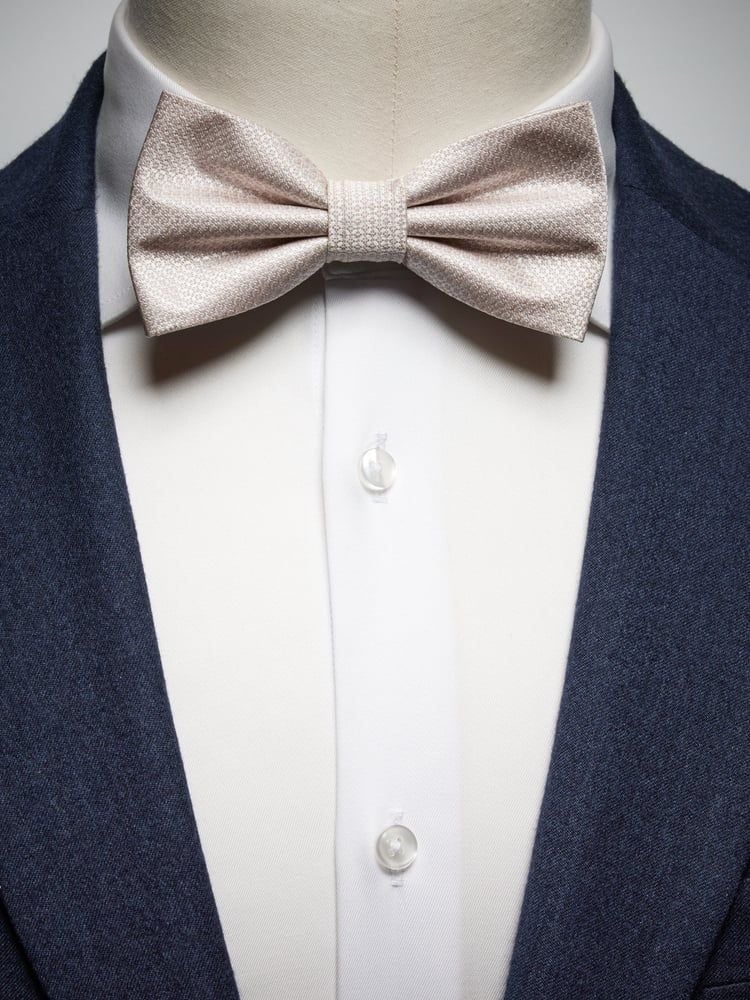 Beige Vlinderdas
