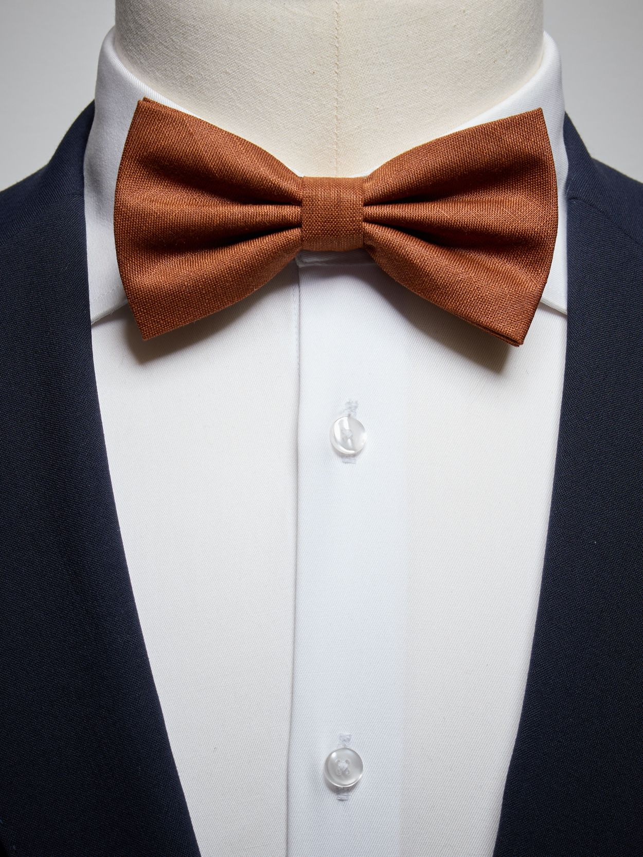 Terracotta Bow Tie Linen