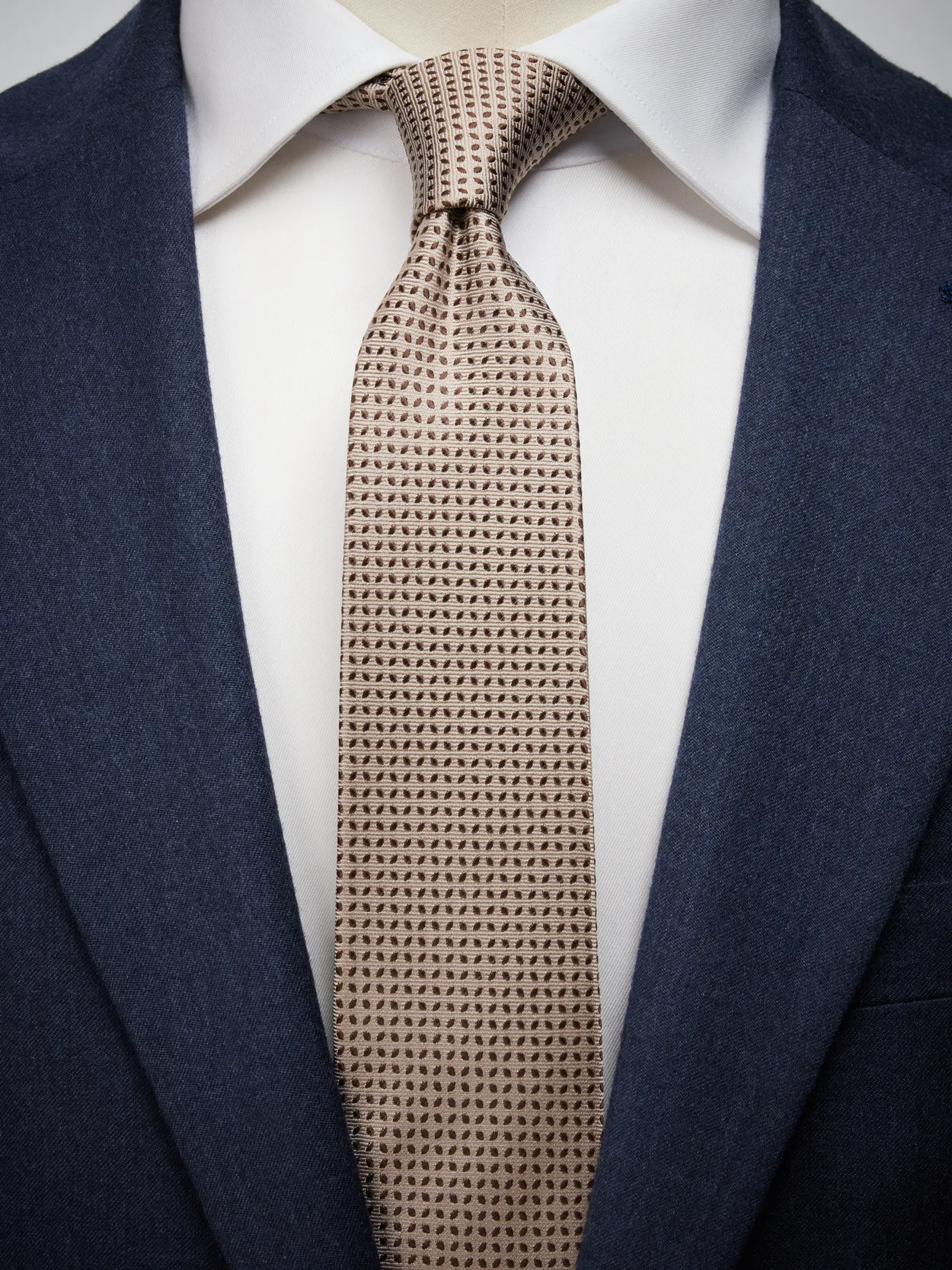 Brown Tie Pattern