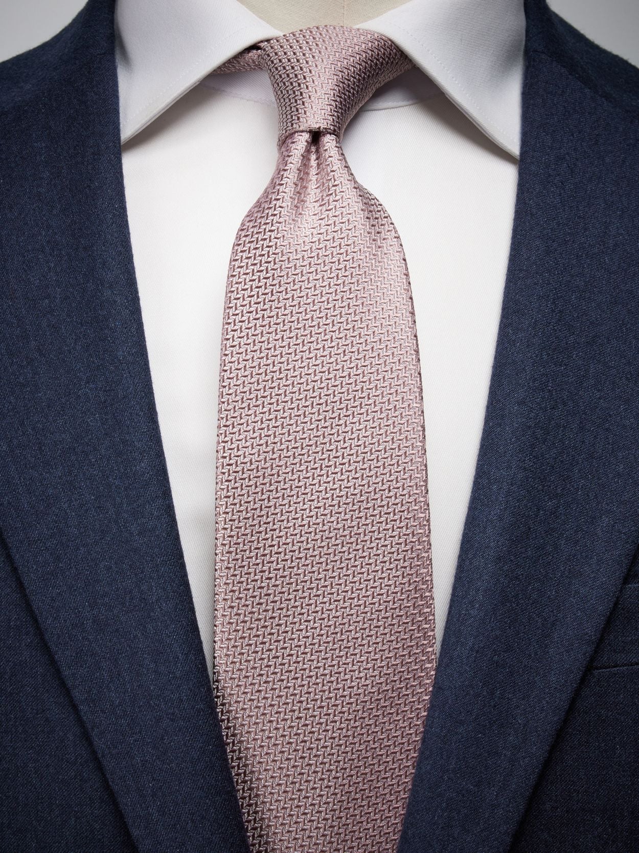 John Henric Men's Dusty Pink Tie Structure Size 7,5