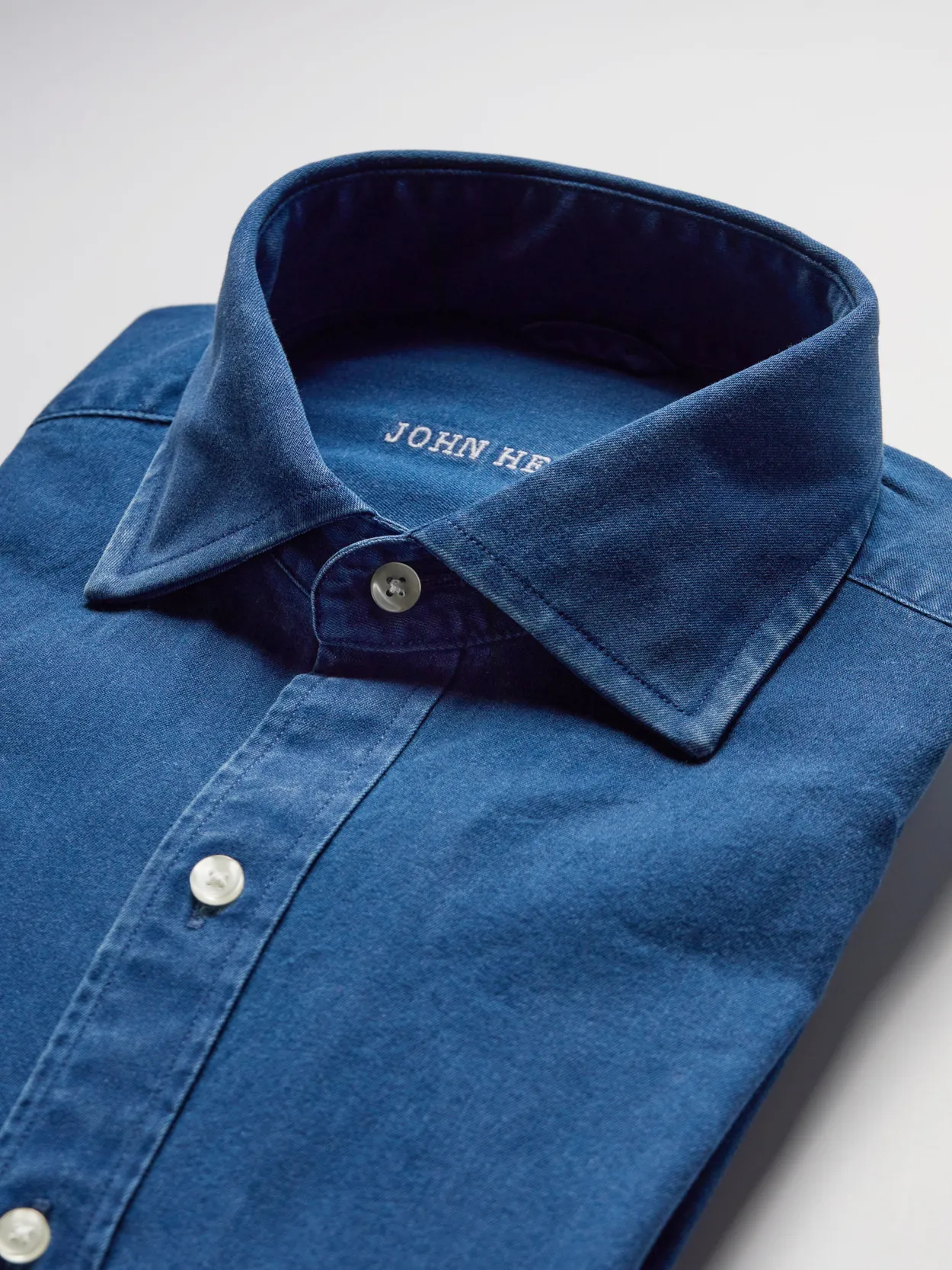 Eton hotsell denim shirt