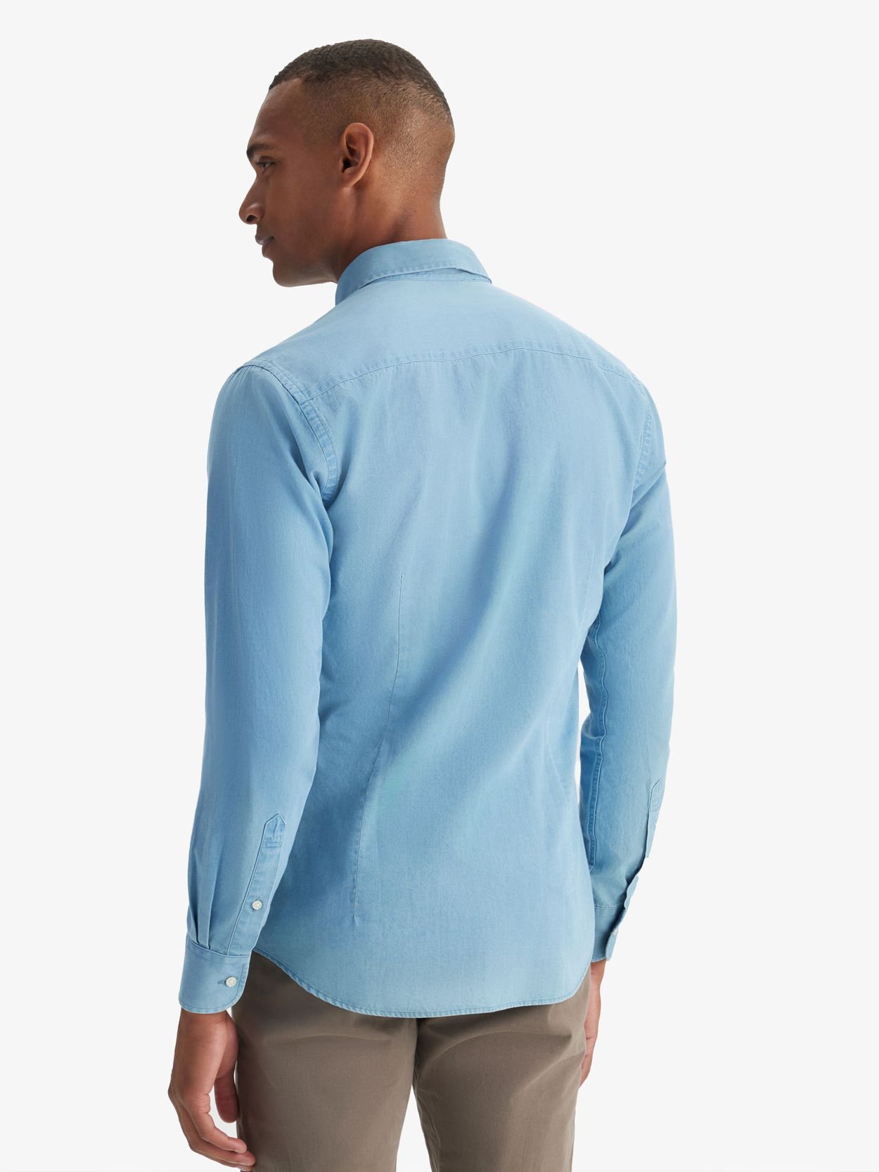 Blue Denim Full Sleeves Shirt|147024803