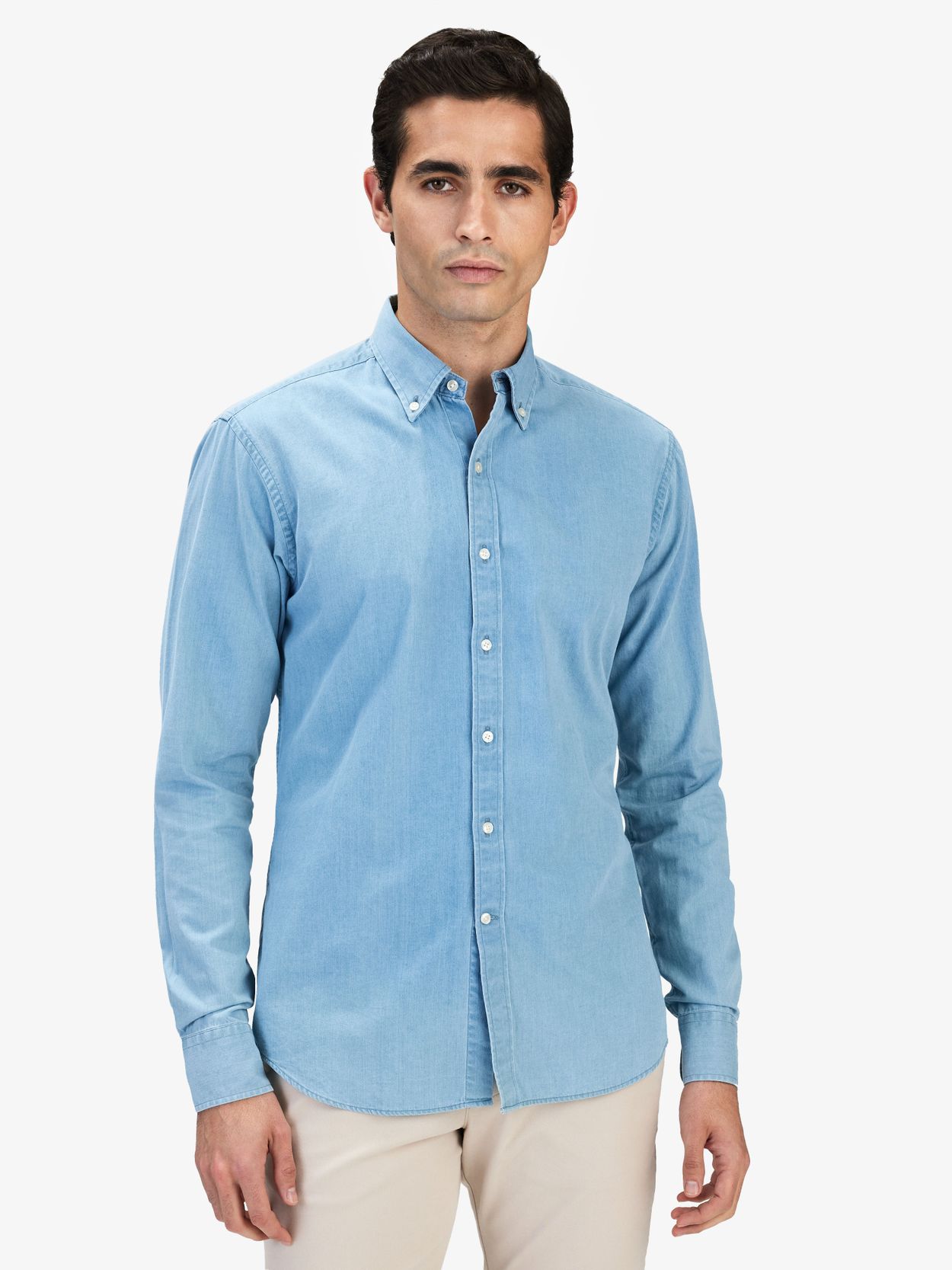 Men's Denim Shirts: Classic, stretch, lightweight