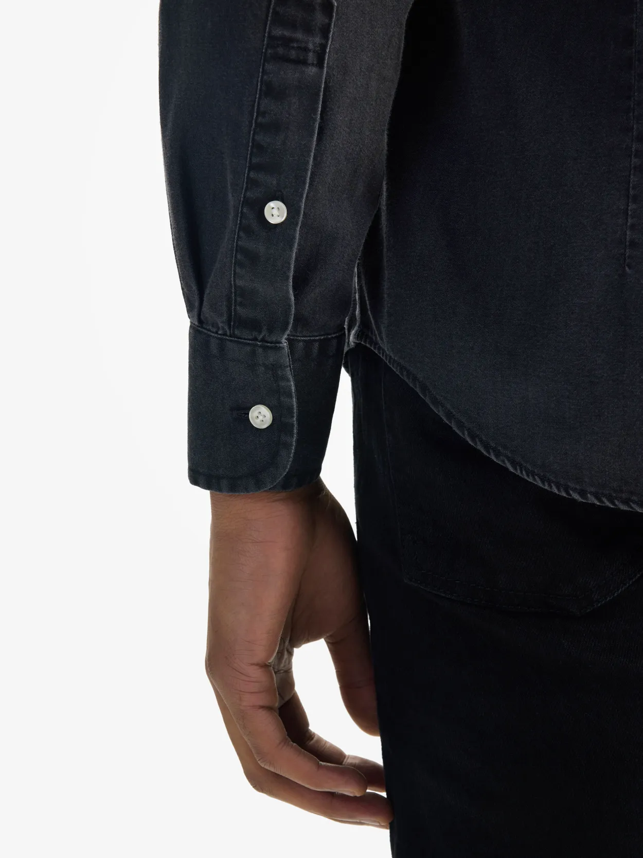 Black Denim Shirt