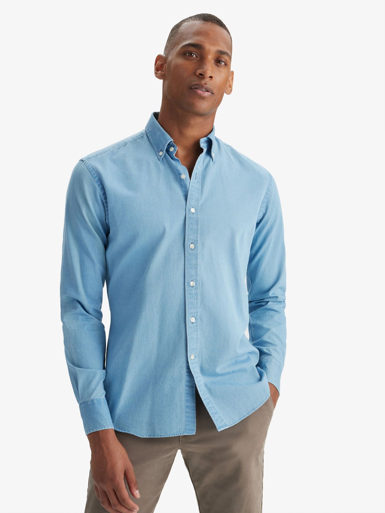 Light Blue Denim Shirt Men | lupon.gov.ph