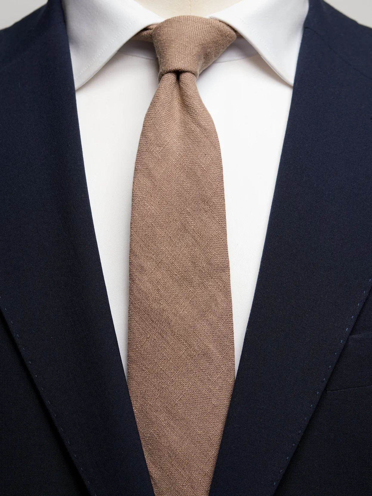 Brown Tie Linen