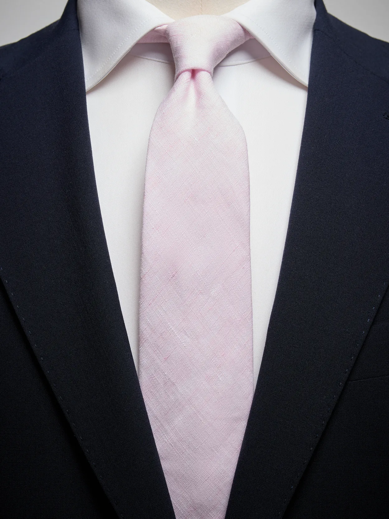 Light Pink Pocket Square Cotton Floral