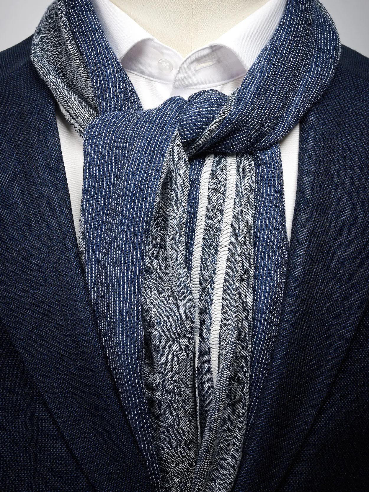 Blue Scarf Linen