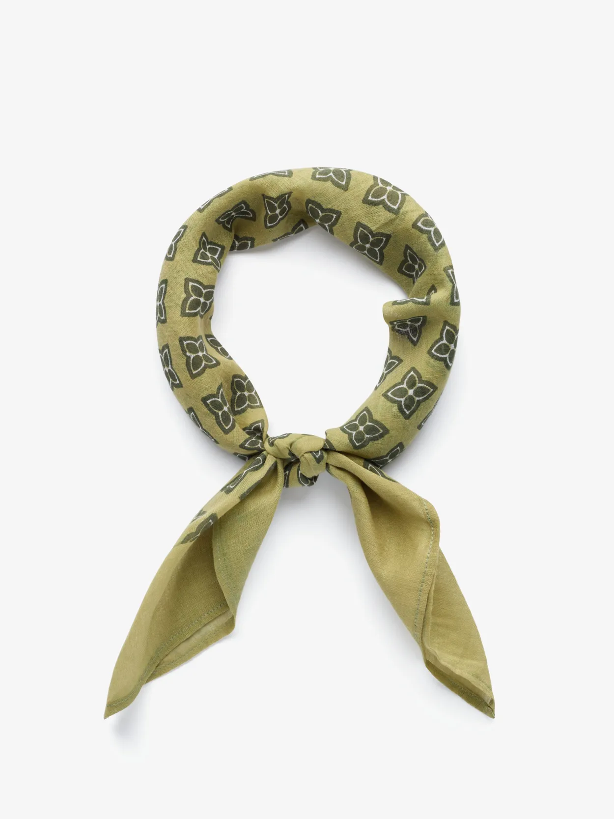 Light Green Bandana Geometric