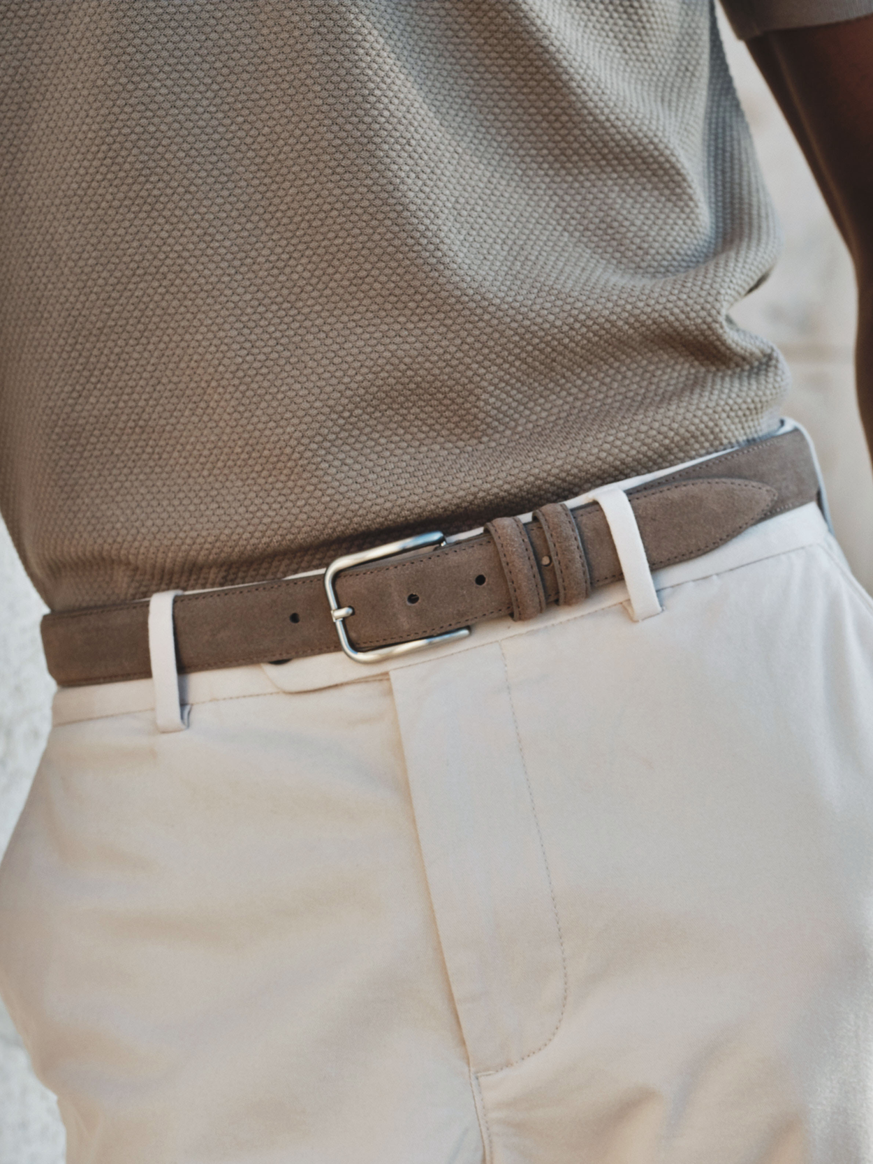Ceinture PIECES Pcjuva En Daim – Look Tendance Pour Jeans, Largeur 2,9 Cm, Boucle Double Anneau