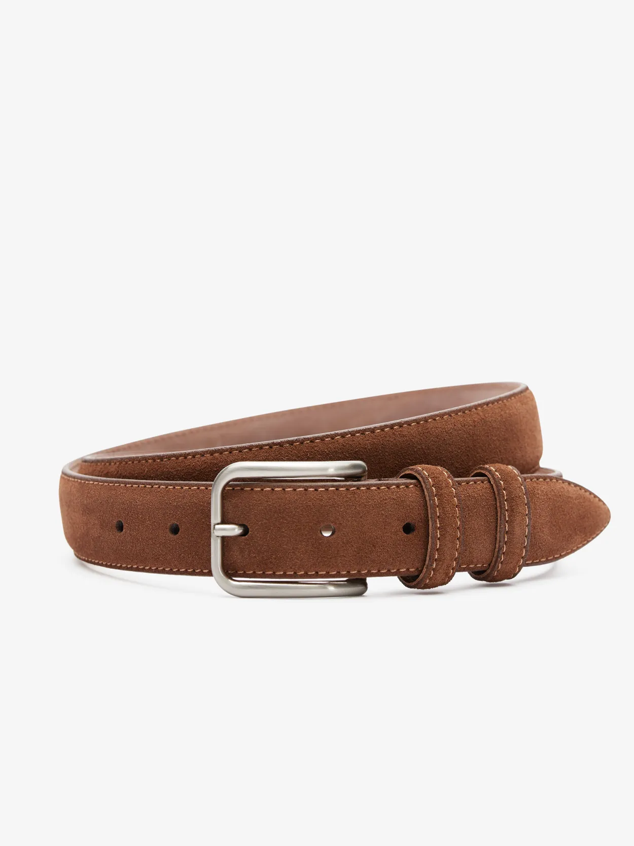 Brown Suede Belt