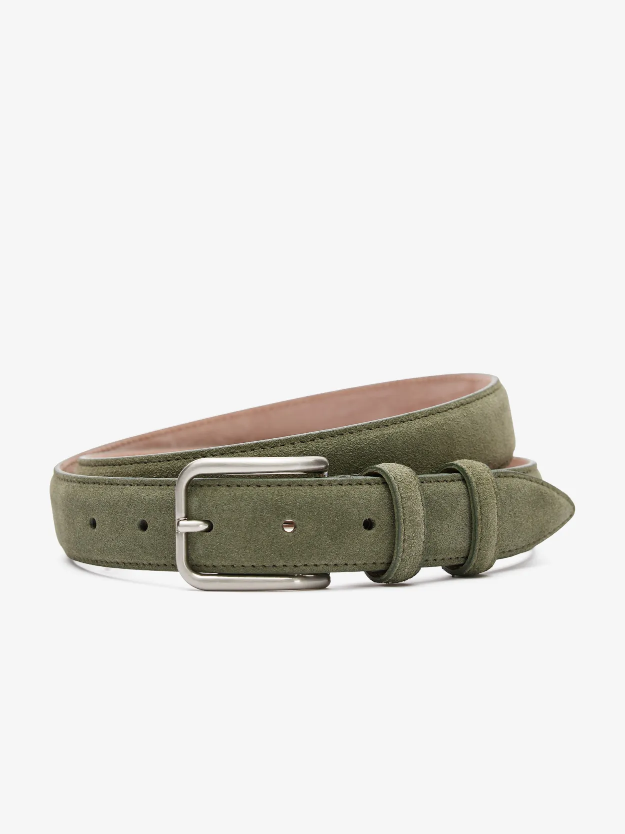 Ceinture en daim verte