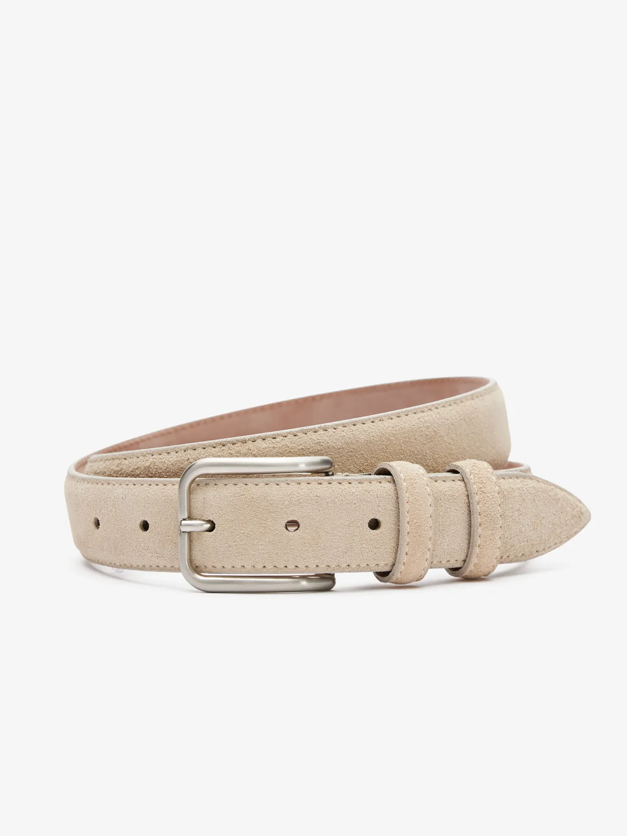 Beige Suede Belt