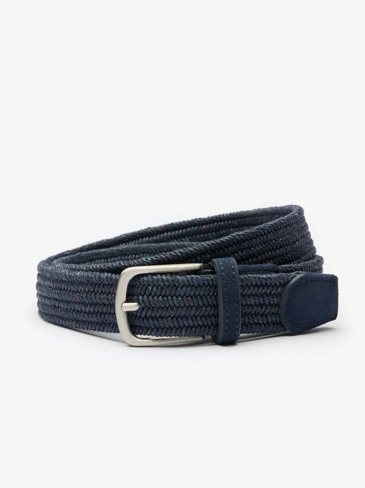 Blue Braided Belt