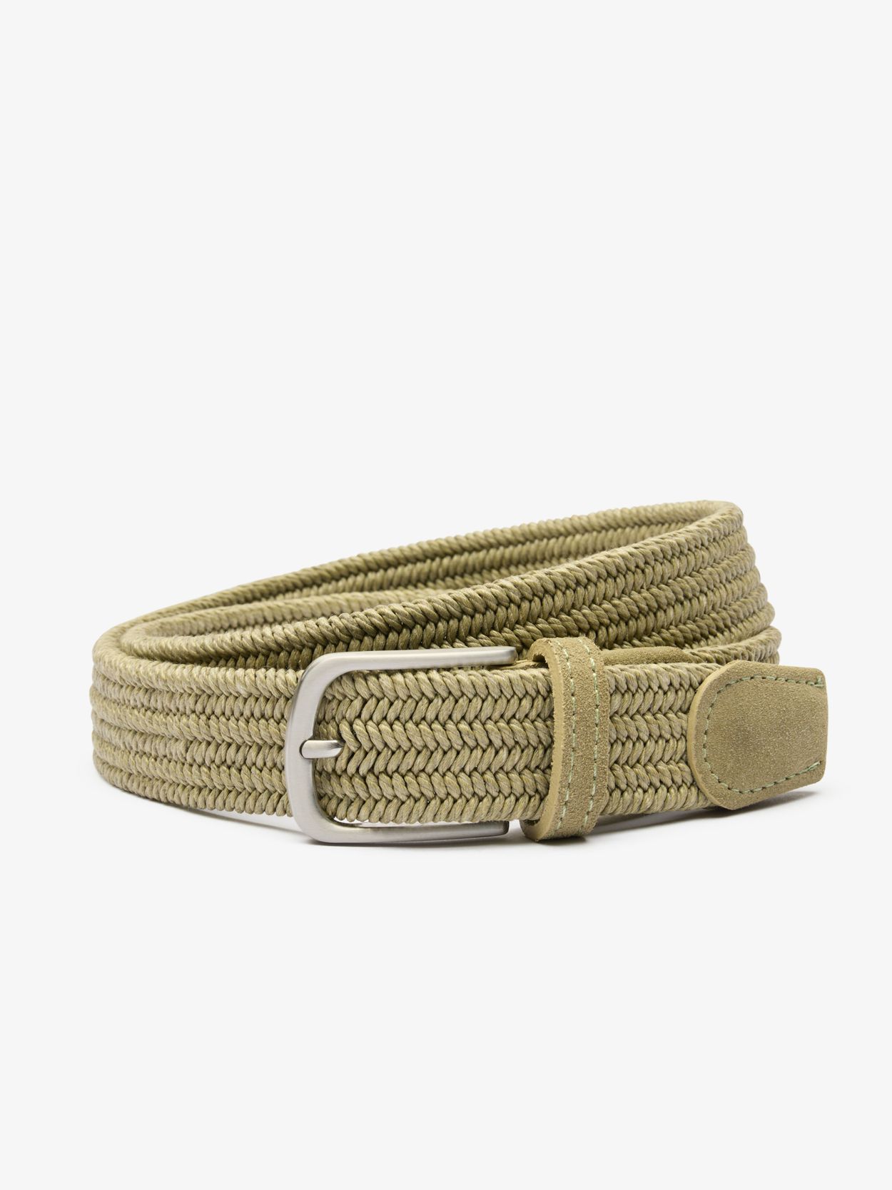 Ceinture Tressée Vert